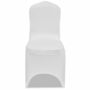 Voir la diapositive 3 : VIDAXL Housse blanche extensible pour chaise 6 pieces