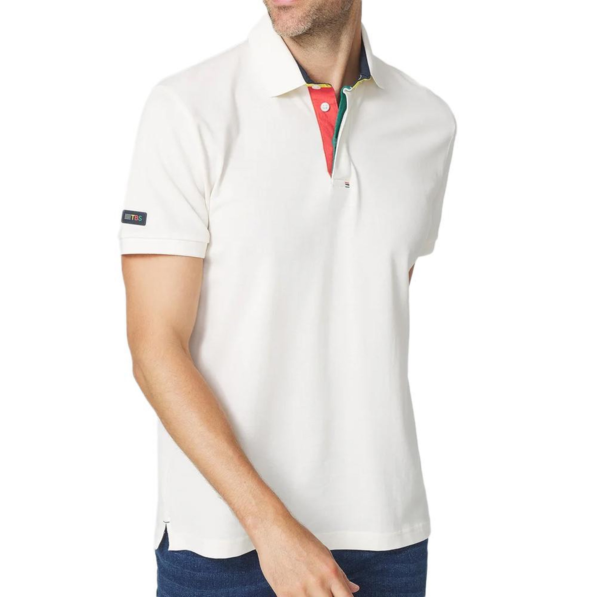 TBS Polo  Homme TBS Polo CLYDEPOL. Coloris disponibles : Blanc
