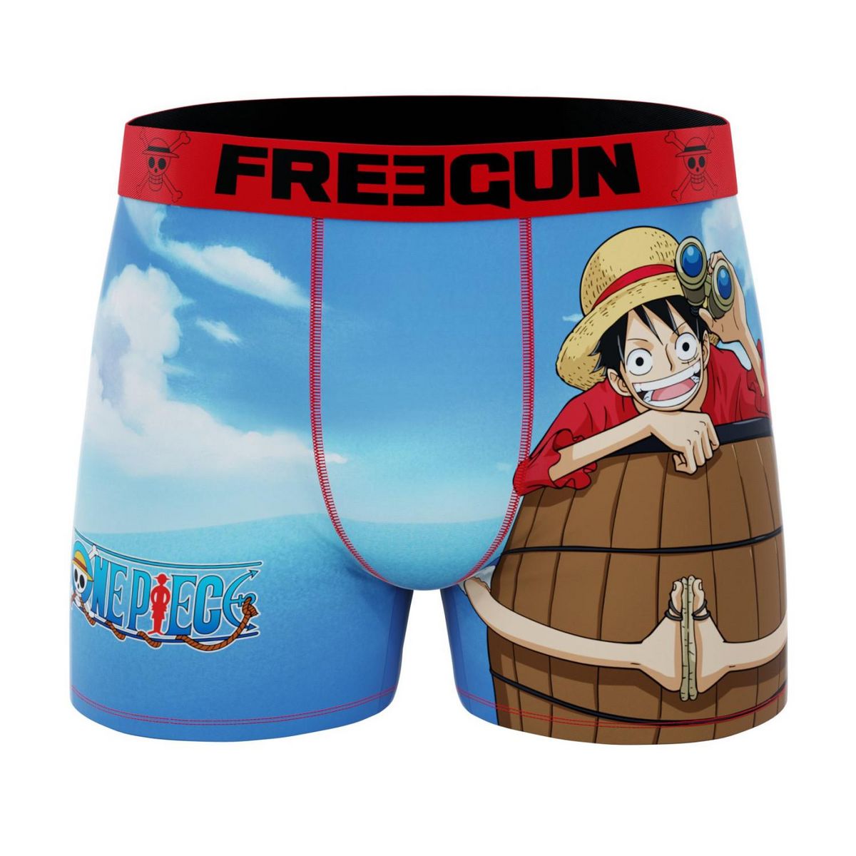 FREEGUN Lot de 4 boxers homme One Piece