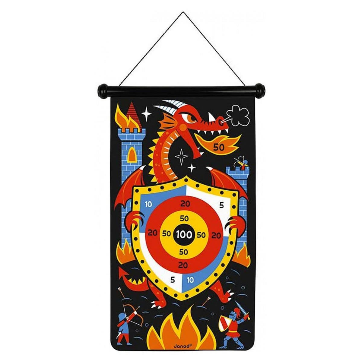 Juratoys-Janod Jeu de Flechettes Magnetiques Dragons