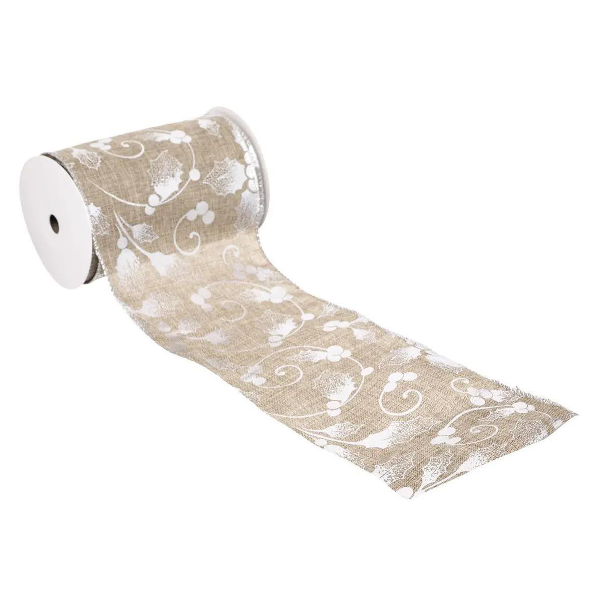 ATMOSPHERA Guirlande de noël  manoir d'hiver  12x500cm beige