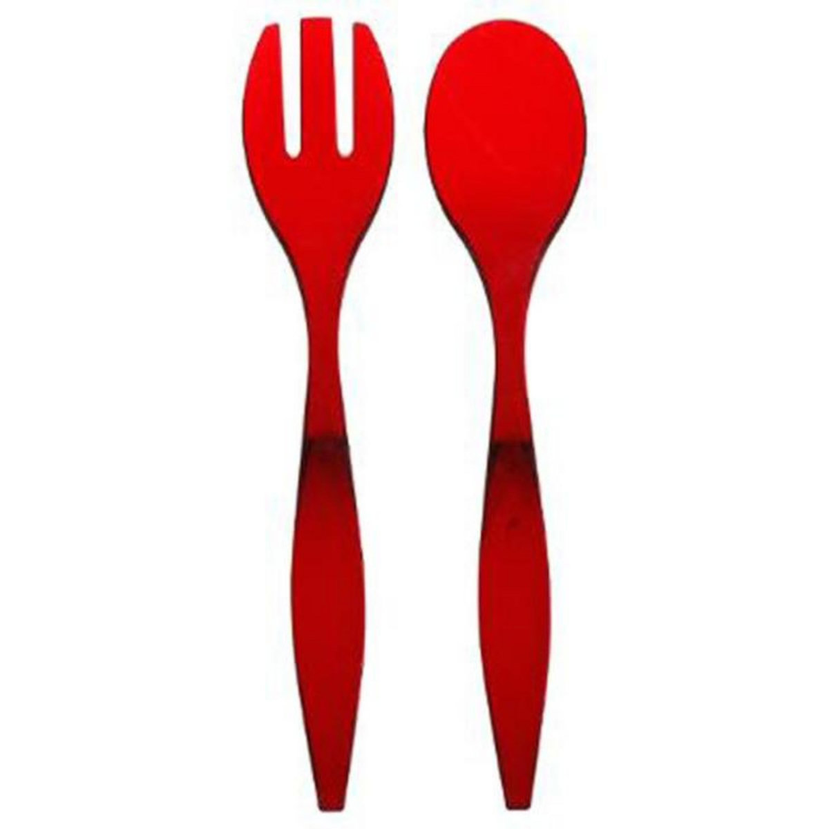 FIVE Couverts à Salade  Wave  29cm Rouge