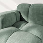 Voir la diapositive 4 : LISA DESIGN Grace - module d'assise gauche en velours texturé