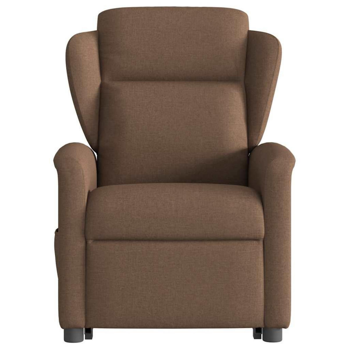 VIDAXL Fauteuil inclinable Marron Tissu