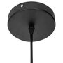  Lampe Suspension  Anea  35cm Noir & Naturel