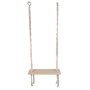 Voir la diapositive 1 : Paris Prix Balançoire en Bois  Macramé  150cm Blanc & Naturel