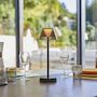 Voir la diapositive 4 : Lumisky Lampe de table sans fil LED BEVERLY Noir Plastique H34CM