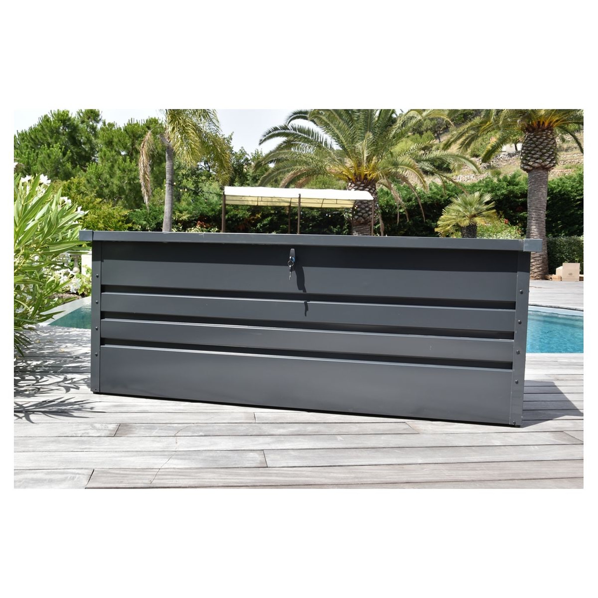 Voir la diapositive 4 : Givex Coffre de jardin - 600L - 165x62x70cm - STUFF