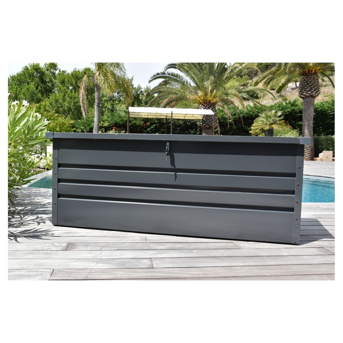 Givex Coffre de jardin - 600L - 165x62x70cm - STUFF