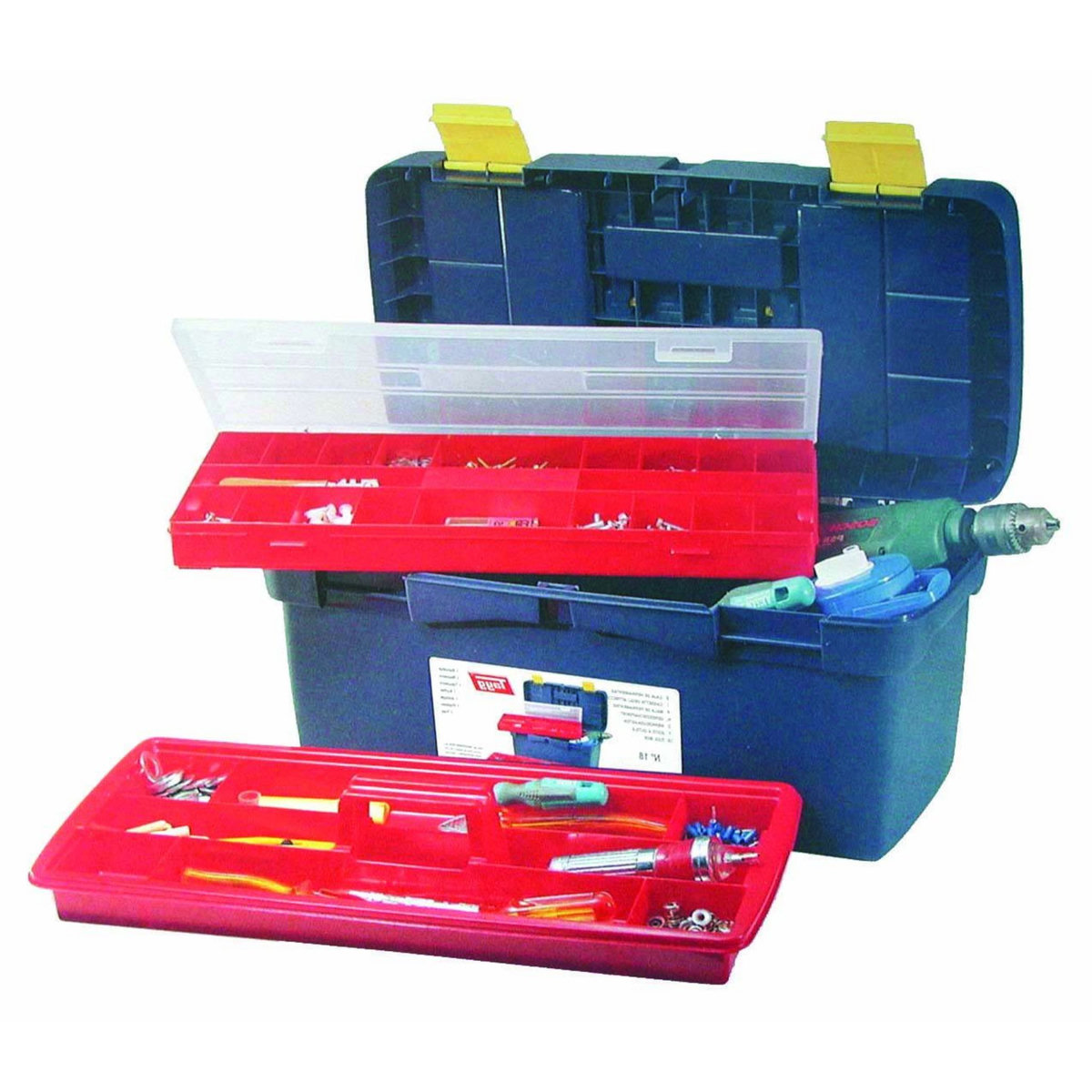 OUTIFRANCE Boite à outils avec baladeur et organiseur