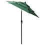 Voir la diapositive 3 : VIDAXL Parasol de jardin a 3 niveaux avec mat en aluminium vert 2 m