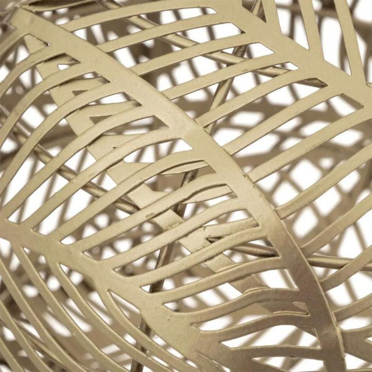 ATMOSPHERA Boule Déco en Métal  Tatiana  15cm Or