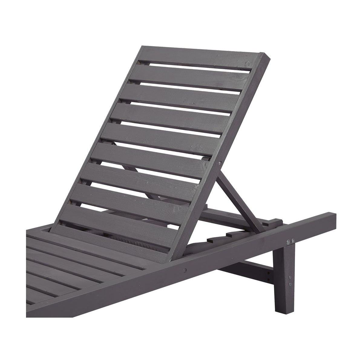 Habitat et Jardin Bain de Soleil en bois  Rawai  -  Gris