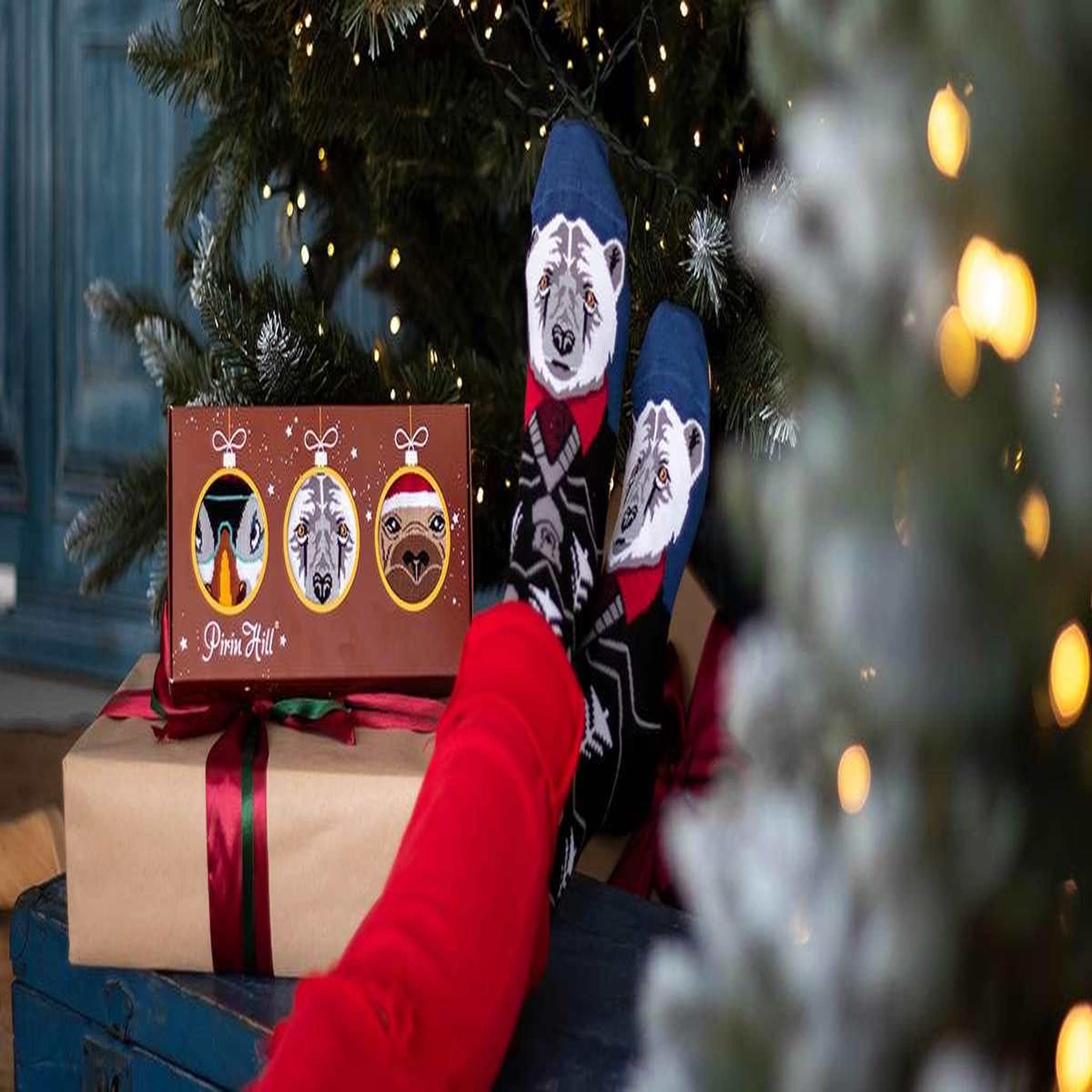 Voir la diapositive 5 : PIRIN HILL Chaussettes en bambou ours polaire