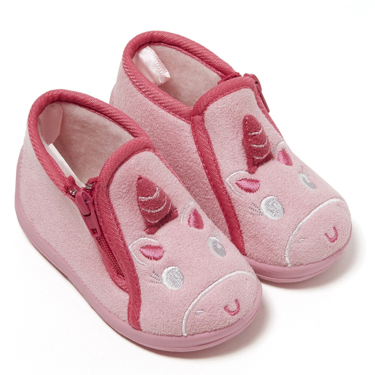 Chausson bébé fille rose (18-25) - DistriCenter