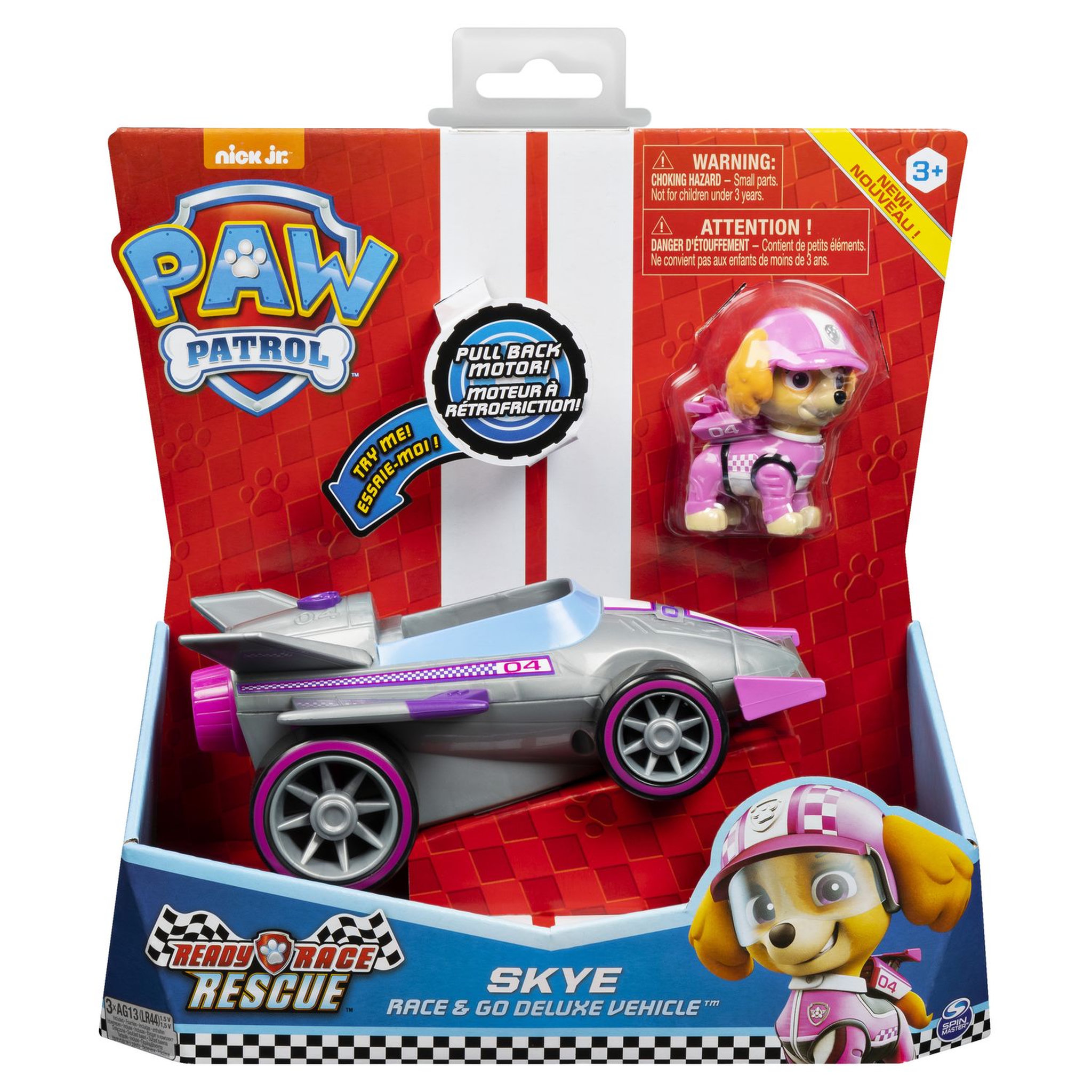 Voir la diapositive 2 : SPIN MASTER Véhicule + figurine Ready Race Rescue Pat'Patrouille - Stella