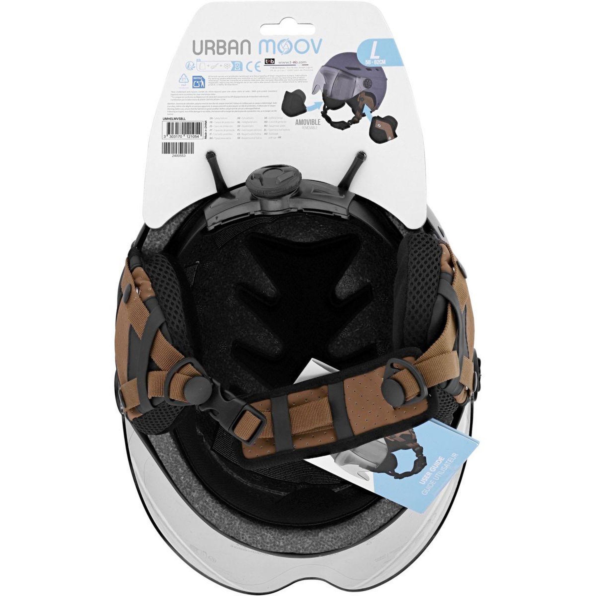 Voir la diapositive 5 : TNB Casque Taille L - bleu marine