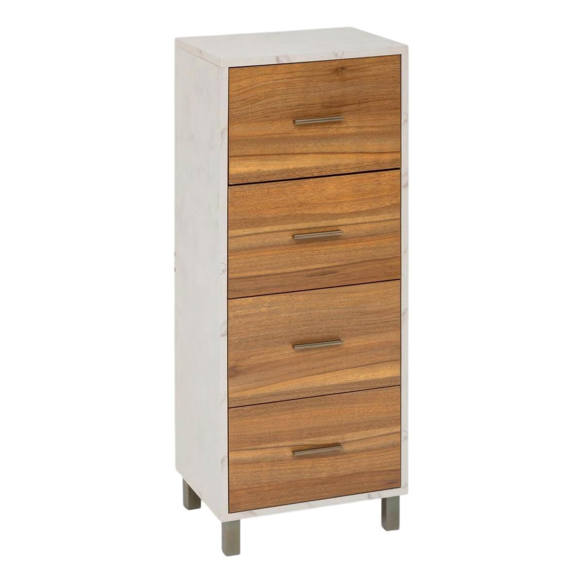 FIVE Meuble de rangement 4 tiroirs  côme  97cm beige