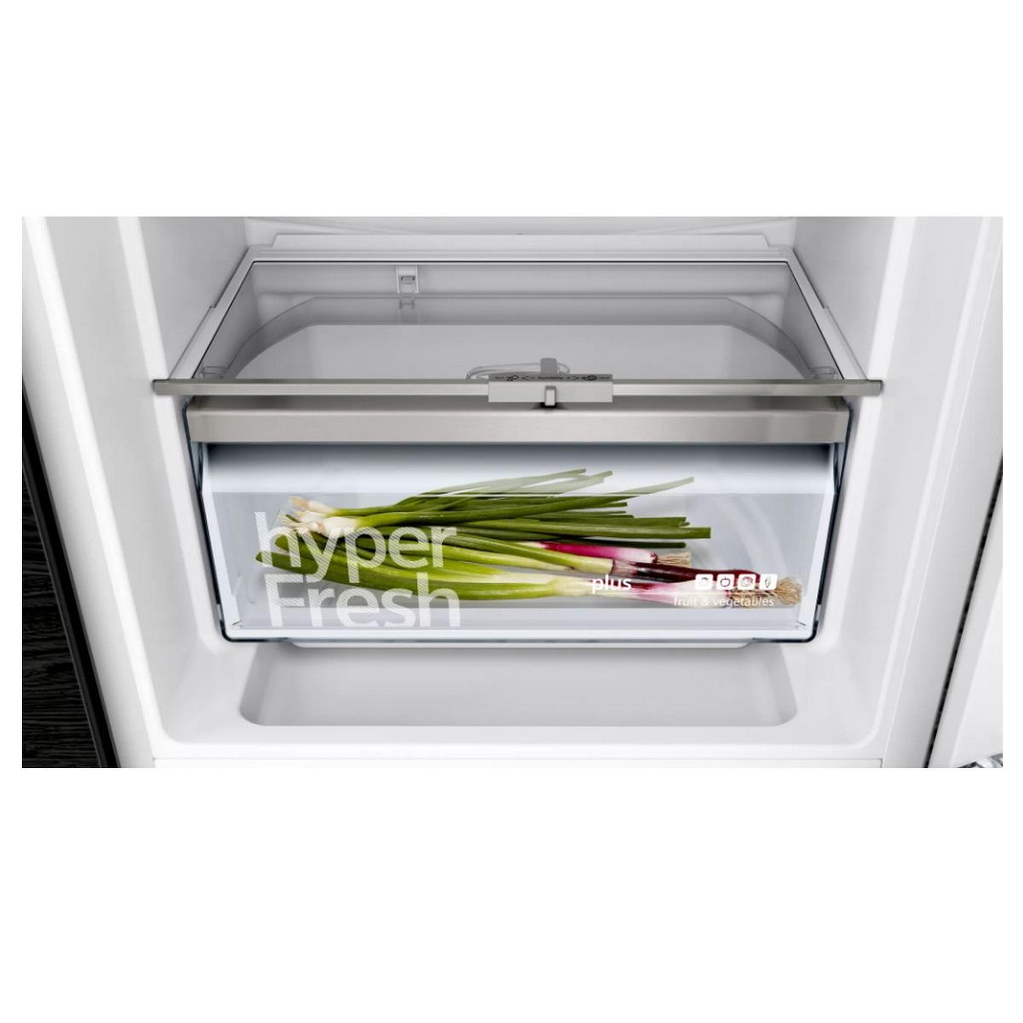 Voir la diapositive 4 : Siemens Réfrigérateur combiné intégrable à pantographe 231l blanc - ki77sade0