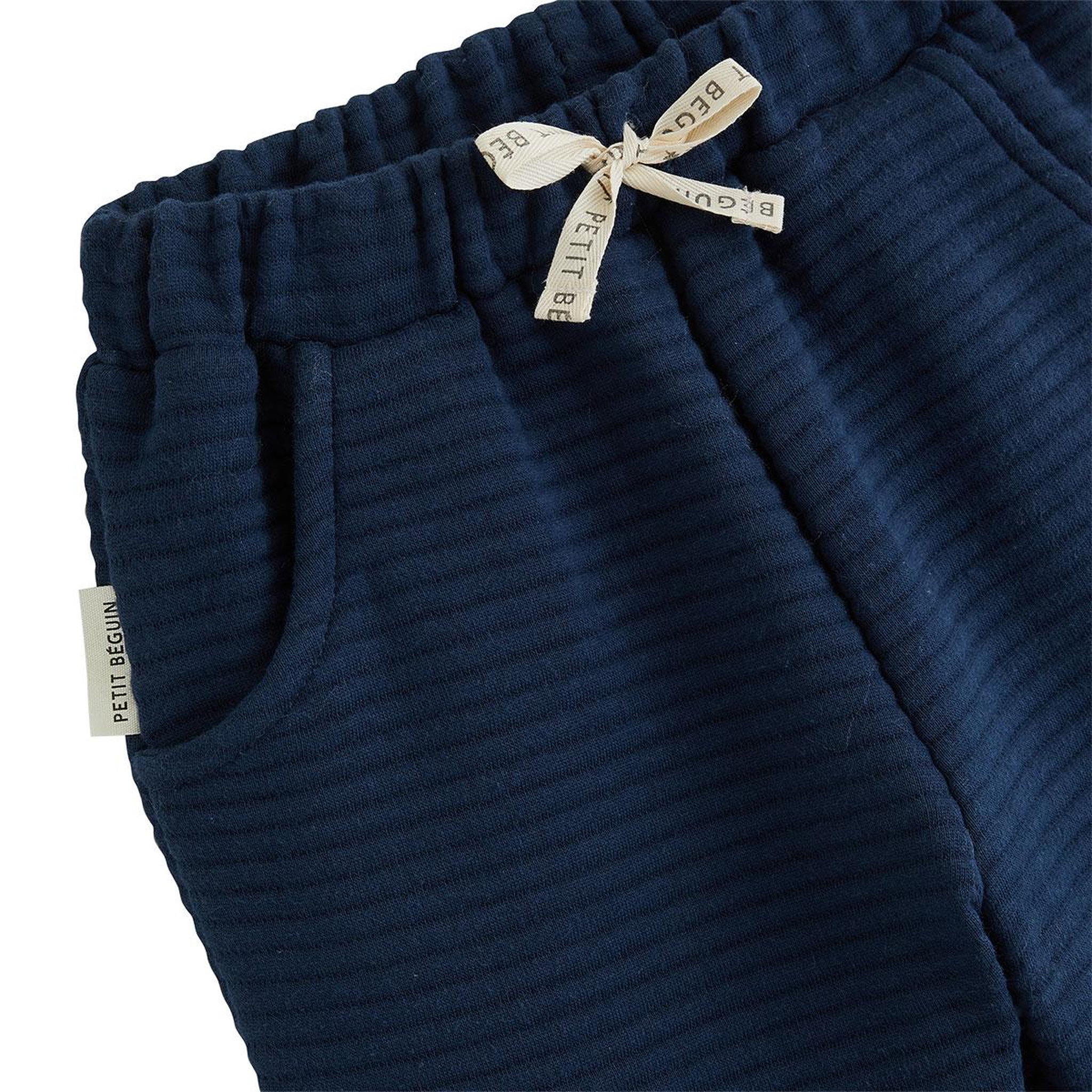 Voir la diapositive 2 : PETIT BEGUIN Lot de 2 pantalons bébé mathéo