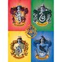 RAVENSBURGER Puzzle Nathan 500 pièces - Les quatre blasons de Poudlard / Harry Potter