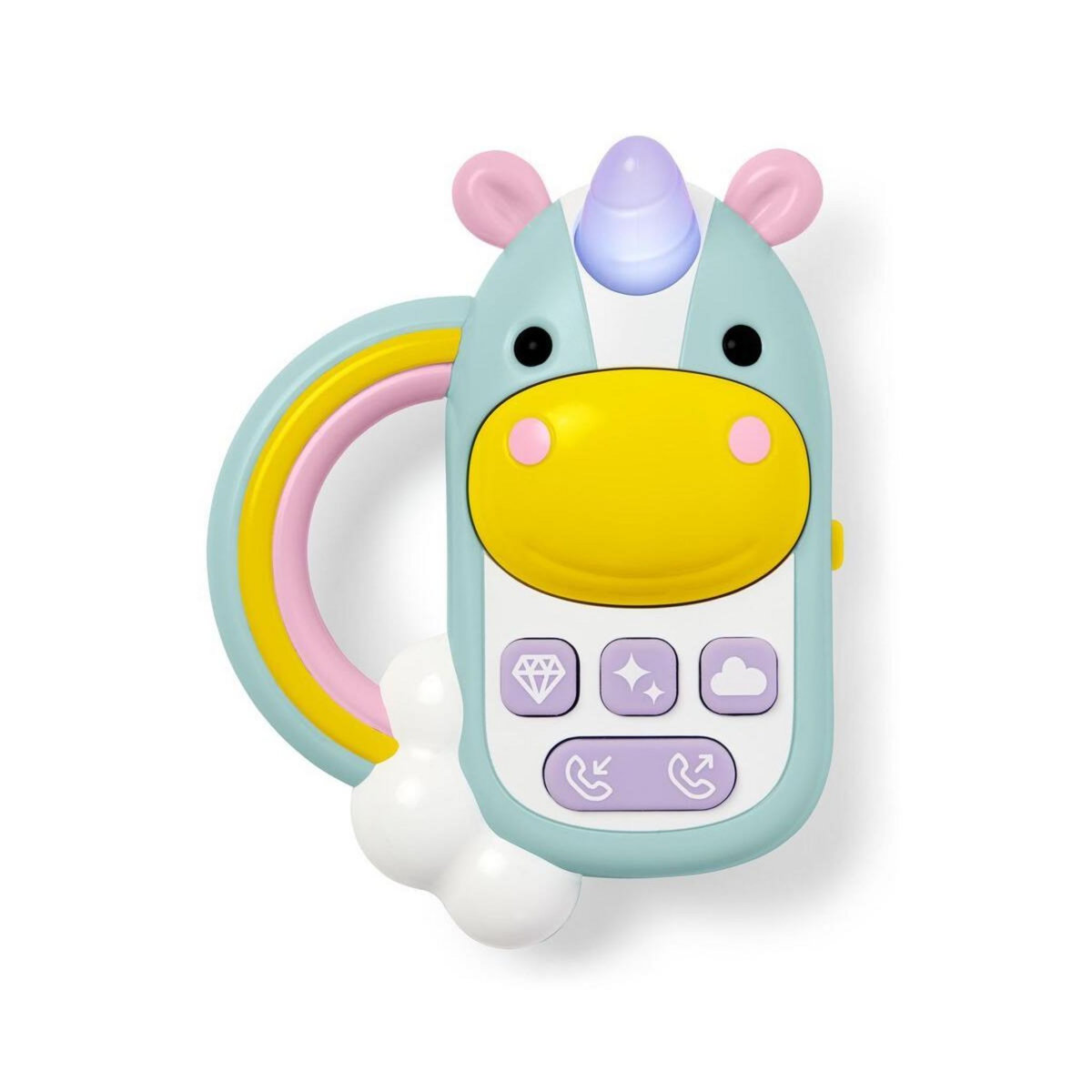Hape Téléphone Licorne Musical et Lumineux pour Enfants - Éveil et Amusement