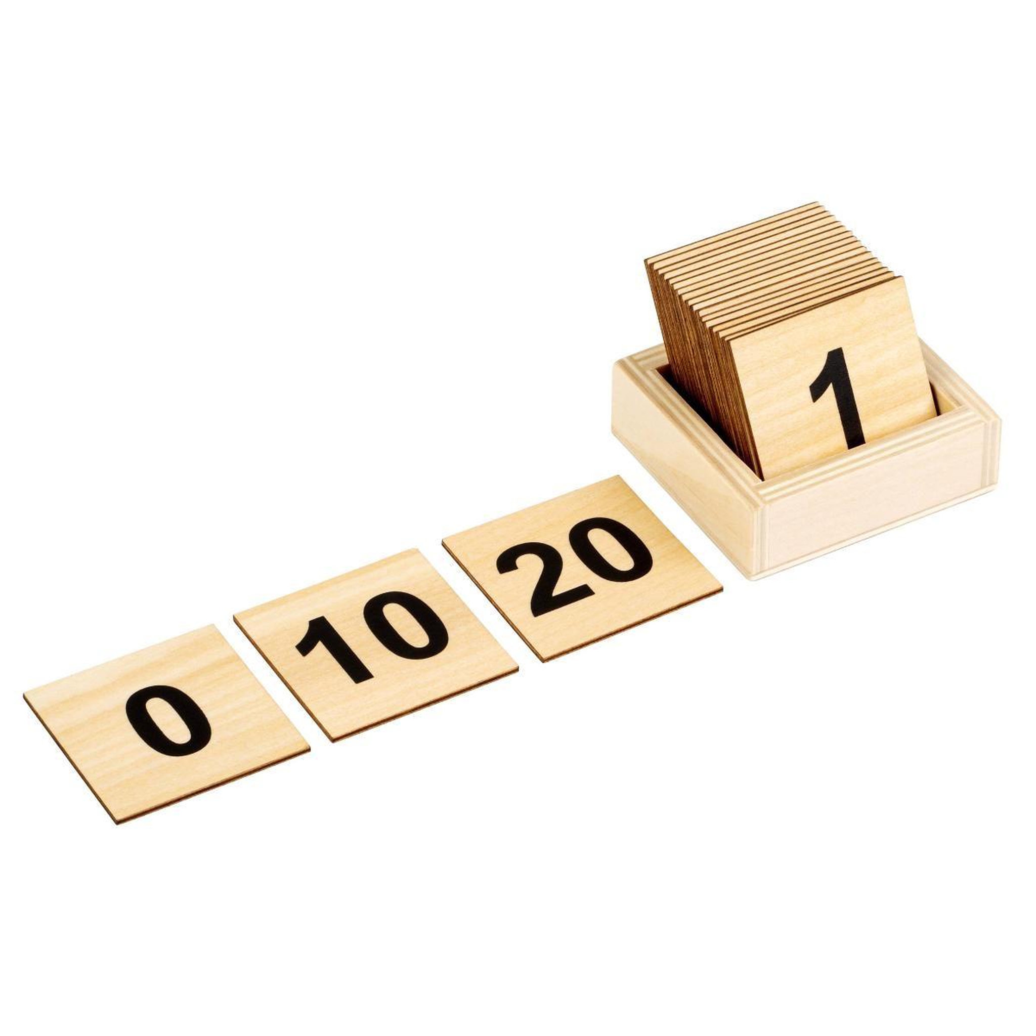EDUCO Cartes des nombres - jusqu'à 20 — ensemble de 21 pièces