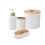 GUY LEVASSEUR Set de salle de bain  en plastique et bambou