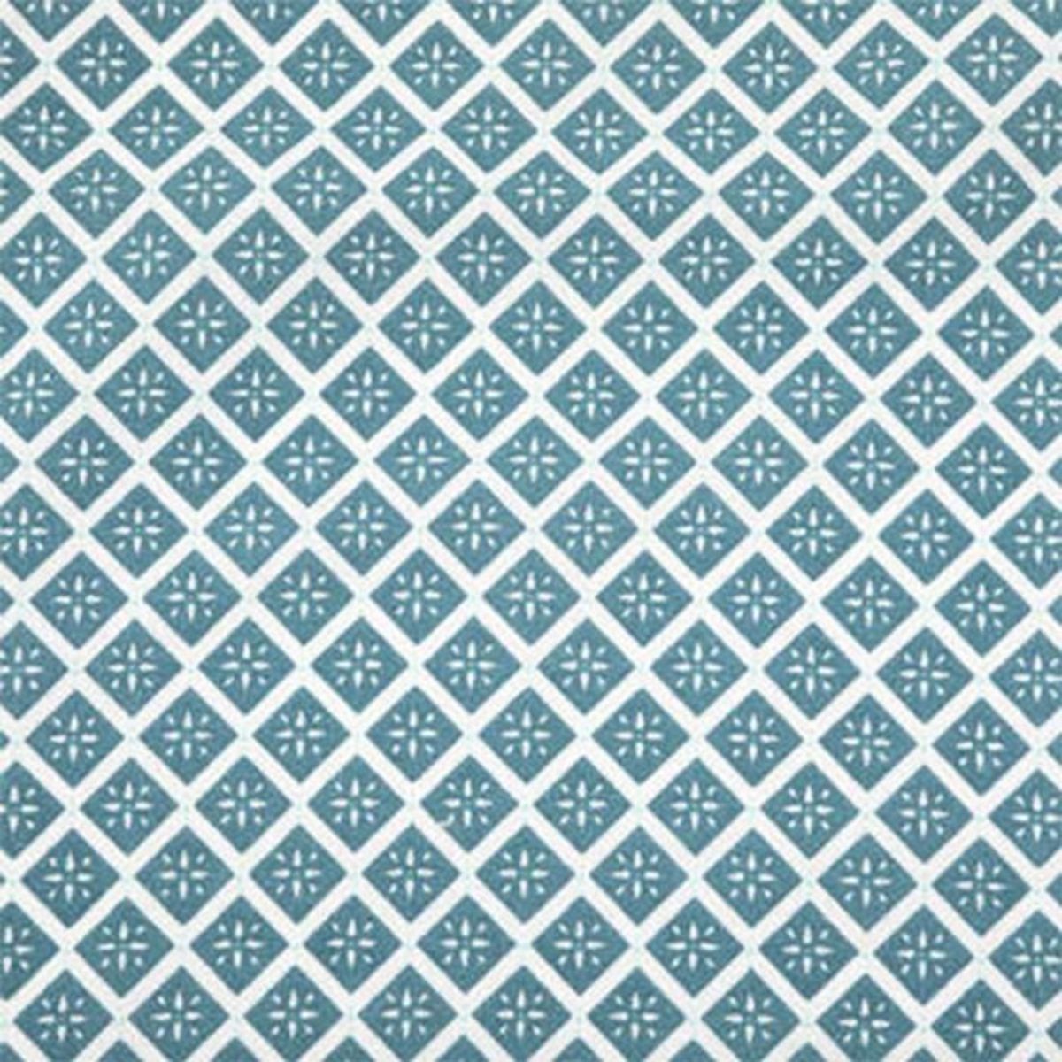 ATMOSPHERA Tablier de Cuisine Imprimé  Tikal  80cm Bleu Canard