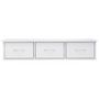 Voir la diapositive 4 : VIDAXL Etagere murale avec tiroirs Blanc brillant Bois d'ingenierie