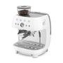 Voir la diapositive 6 : SMEG Expresso Broyeur EGF03WHEU blanc