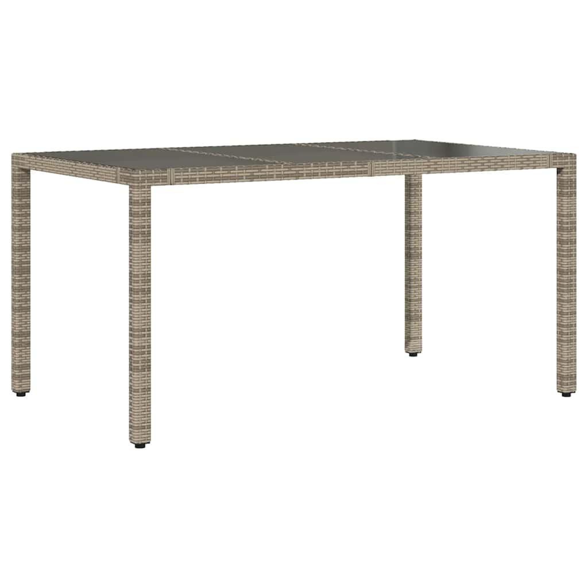 Voir la diapositive 4 : VIDAXL Ensemble de bistro de jardin 9 pcs coussins gris poly rotin