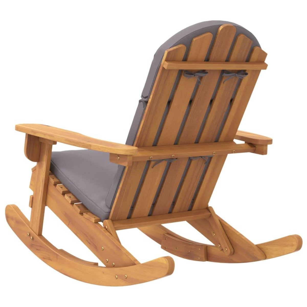 VIDAXL Chaise a bascule Adirondack avec coussins bois massif d'acacia