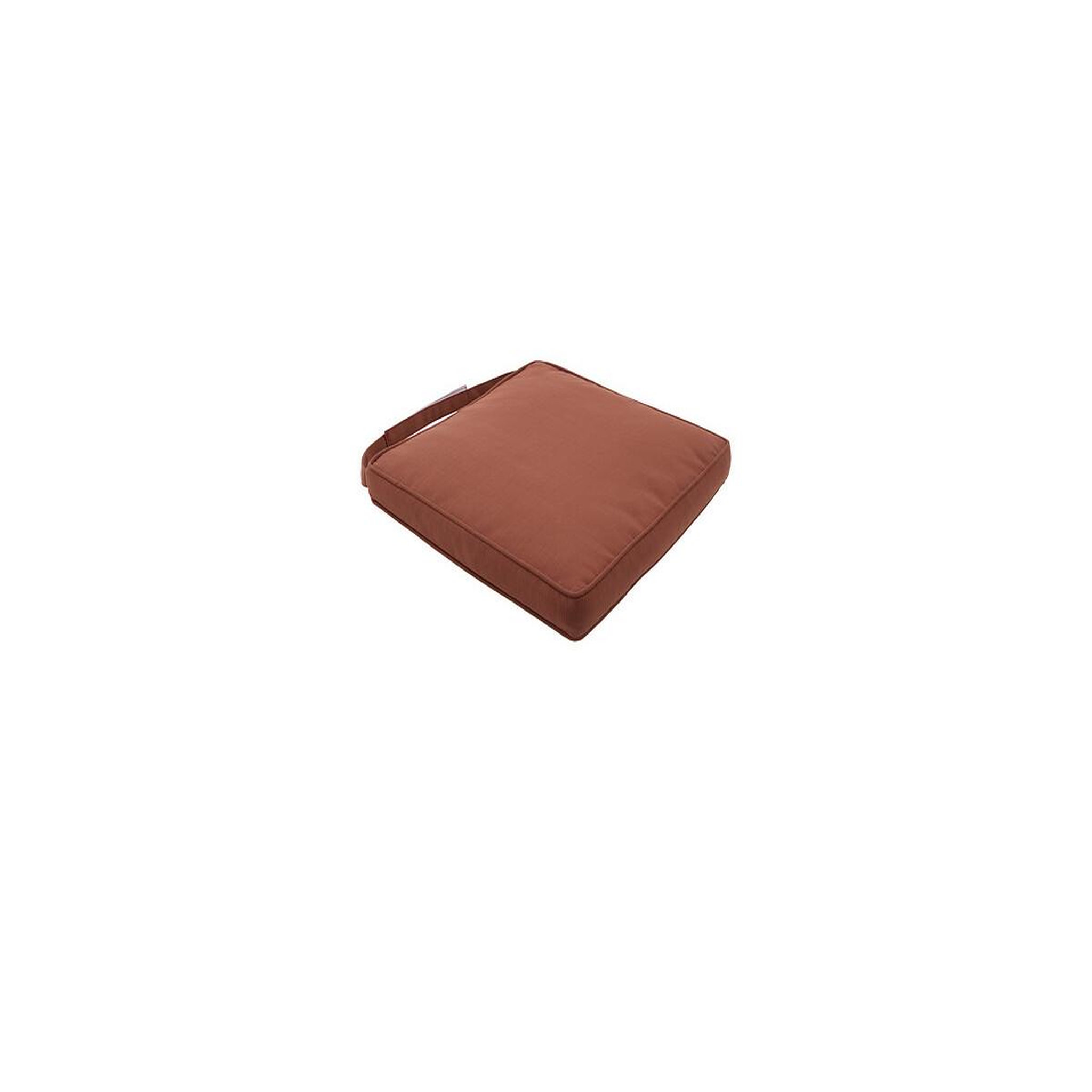 Voir la diapositive 2 : HESPERIDE Galette de chaise de jardin 40 x 40 cm acajou - hespéride