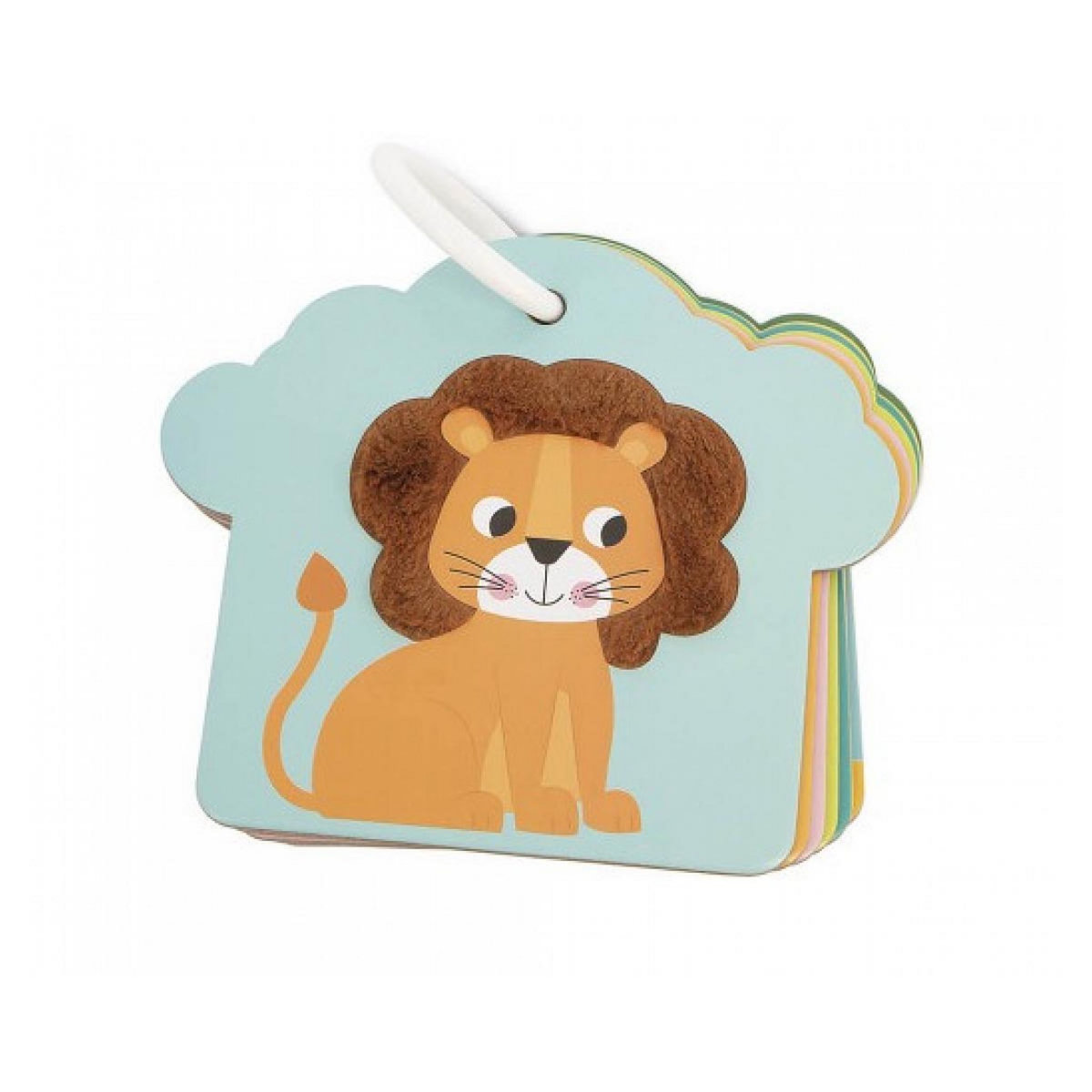 Juratoys-Janod cartes tactiles savane livre eveil