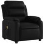 Voir la diapositive 4 : VIDAXL Fauteuil de massage inclinable electrique noir similicuir