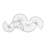 ATMOSPHERA Décoration Murale en Métal  Cloe  77cm Noir