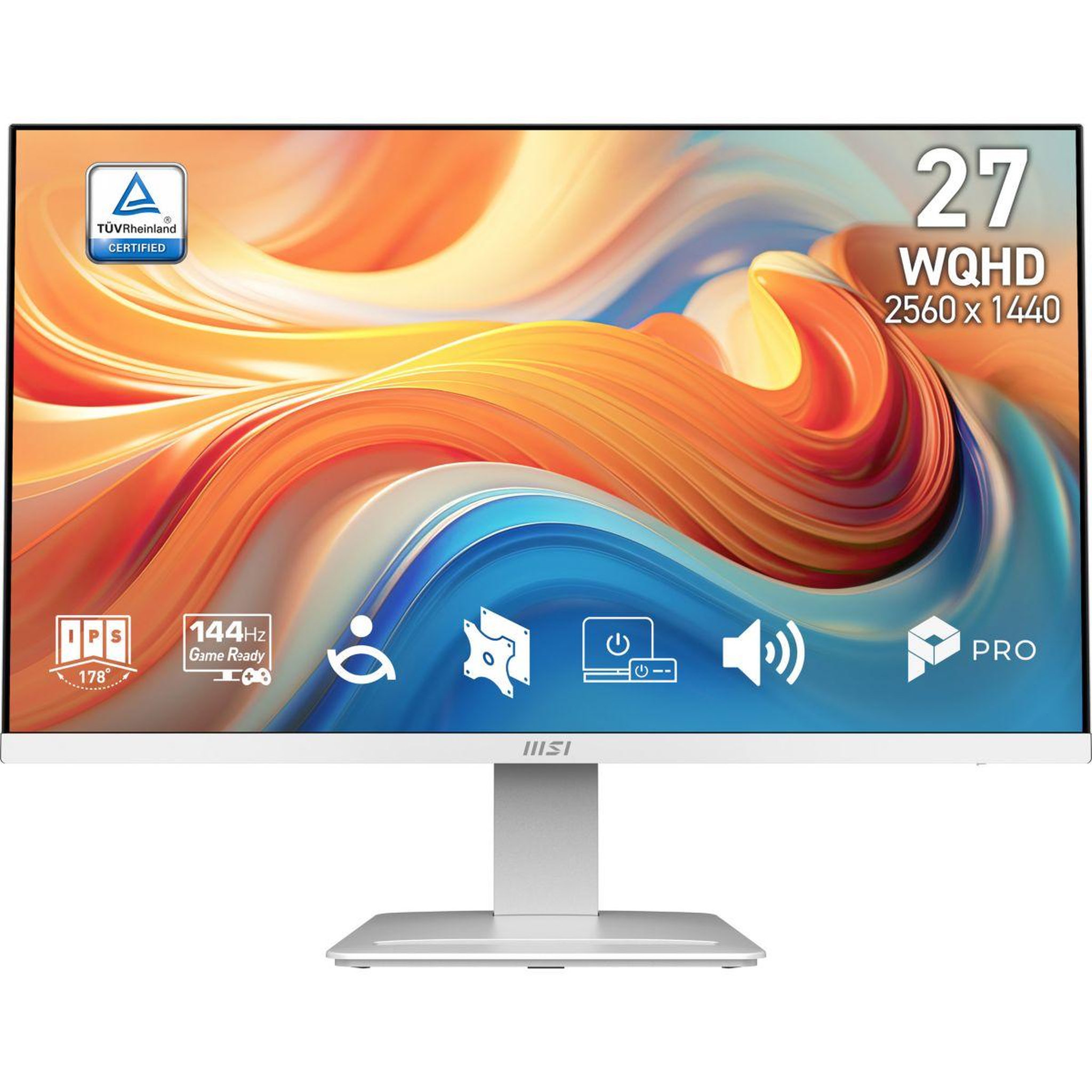 MSI Ecran pc pro max 271phw 27  ips full hd 144 hz hdr hdmi 2.1