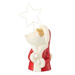 Paris Prix Père Noël à LED  Étoile  67cm Rouge