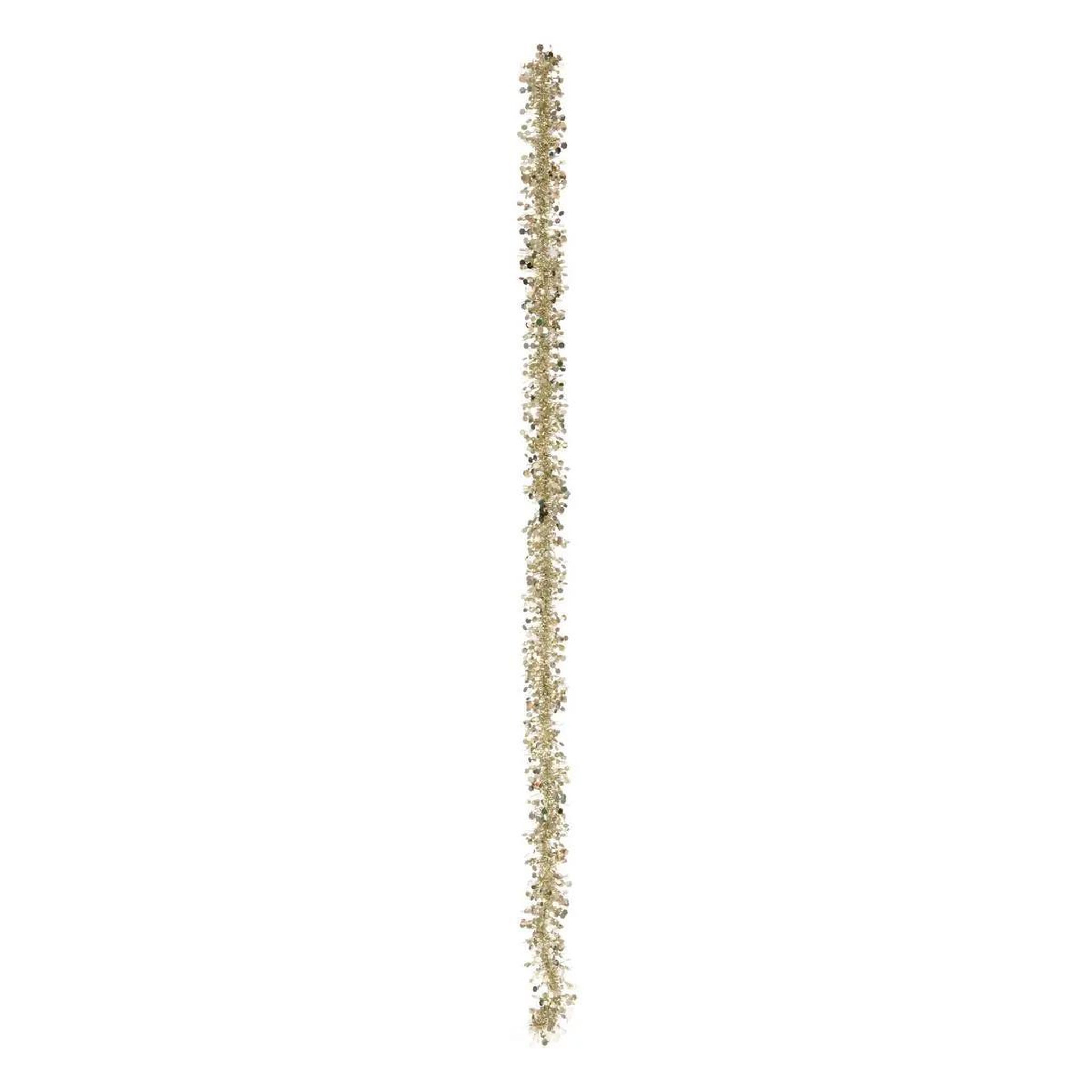 Voir la diapositive 3 : ATMOSPHERA Guirlande de Noël  Hexagones  200cm Doré