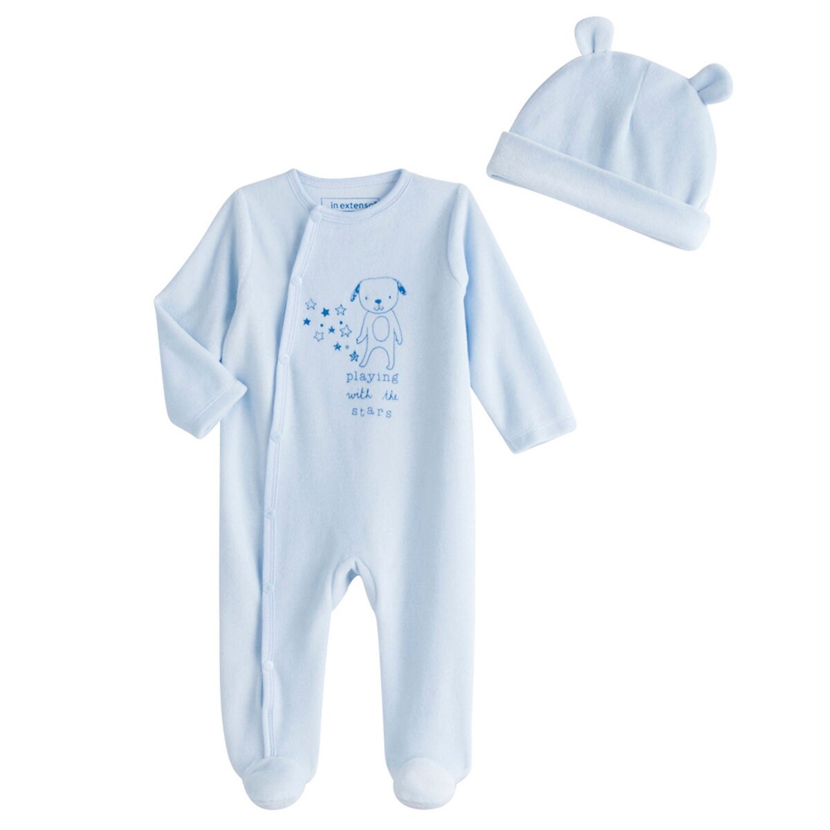 INEXTENSO Pyjama + bonnet bébé garçon