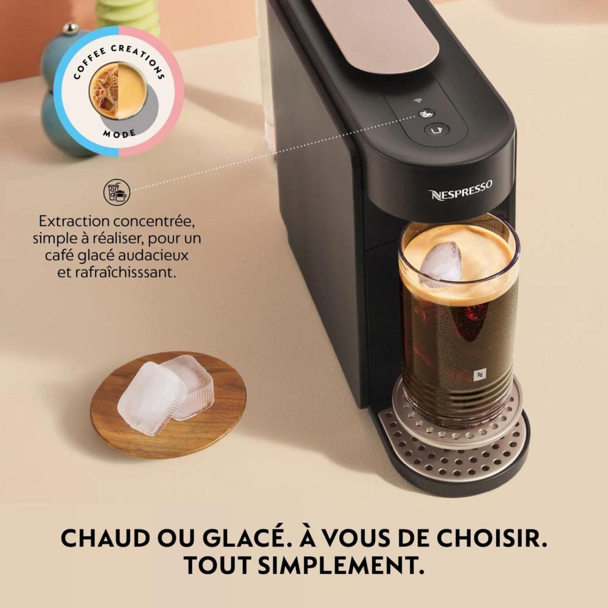 Voir la diapositive 4 : KRUPS Cafetière à dosettes machine à capsules Vertuo Up noir YY5859FD