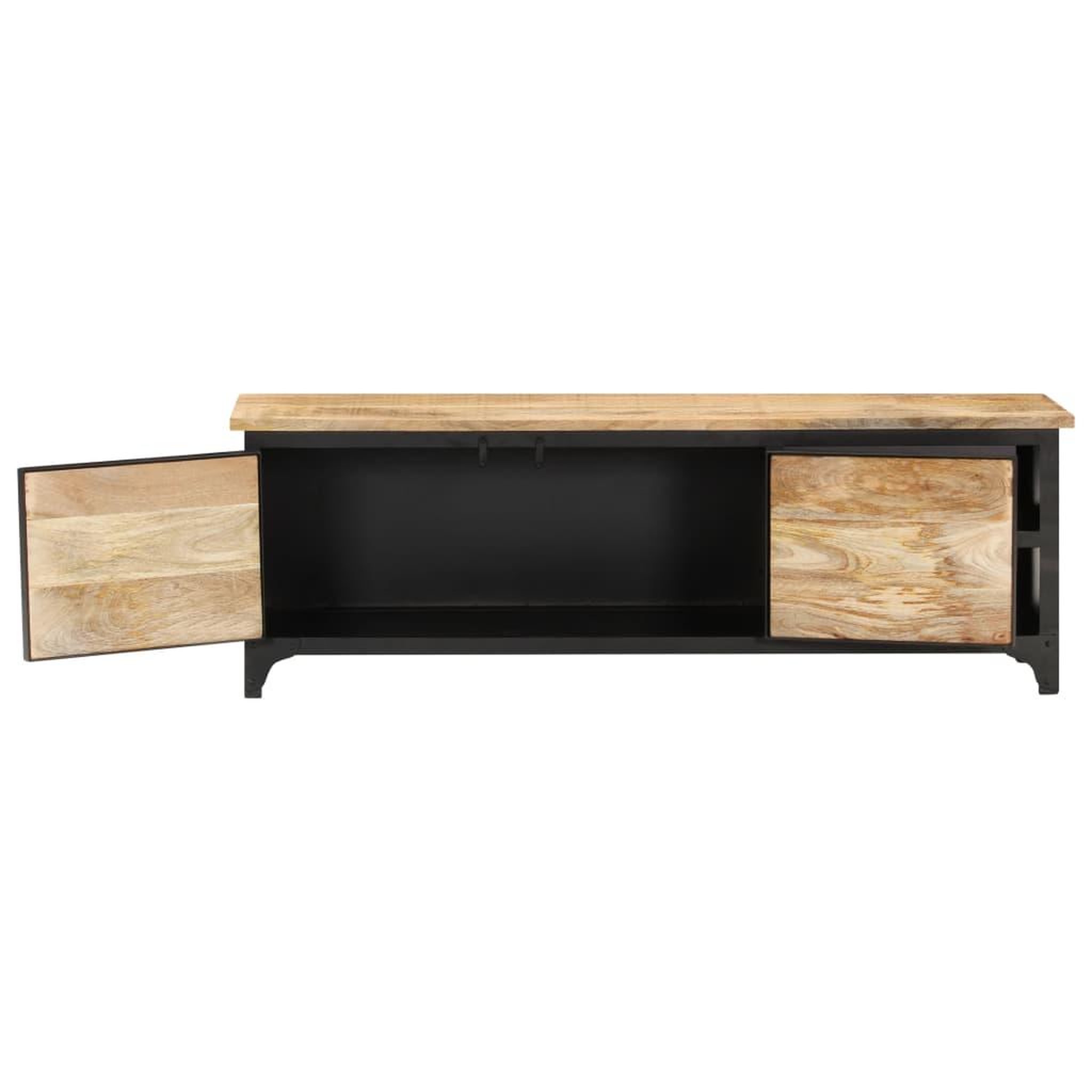 Voir la diapositive 4 : VIDAXL Meuble TV 120x30x40 cm Bois massif de manguier