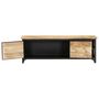 Voir la diapositive 4 : VIDAXL Meuble TV 120x30x40 cm Bois massif de manguier