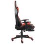 Voir la diapositive 3 : VIDAXL Chaise de jeu pivotante avec repose-pied Rouge PVC