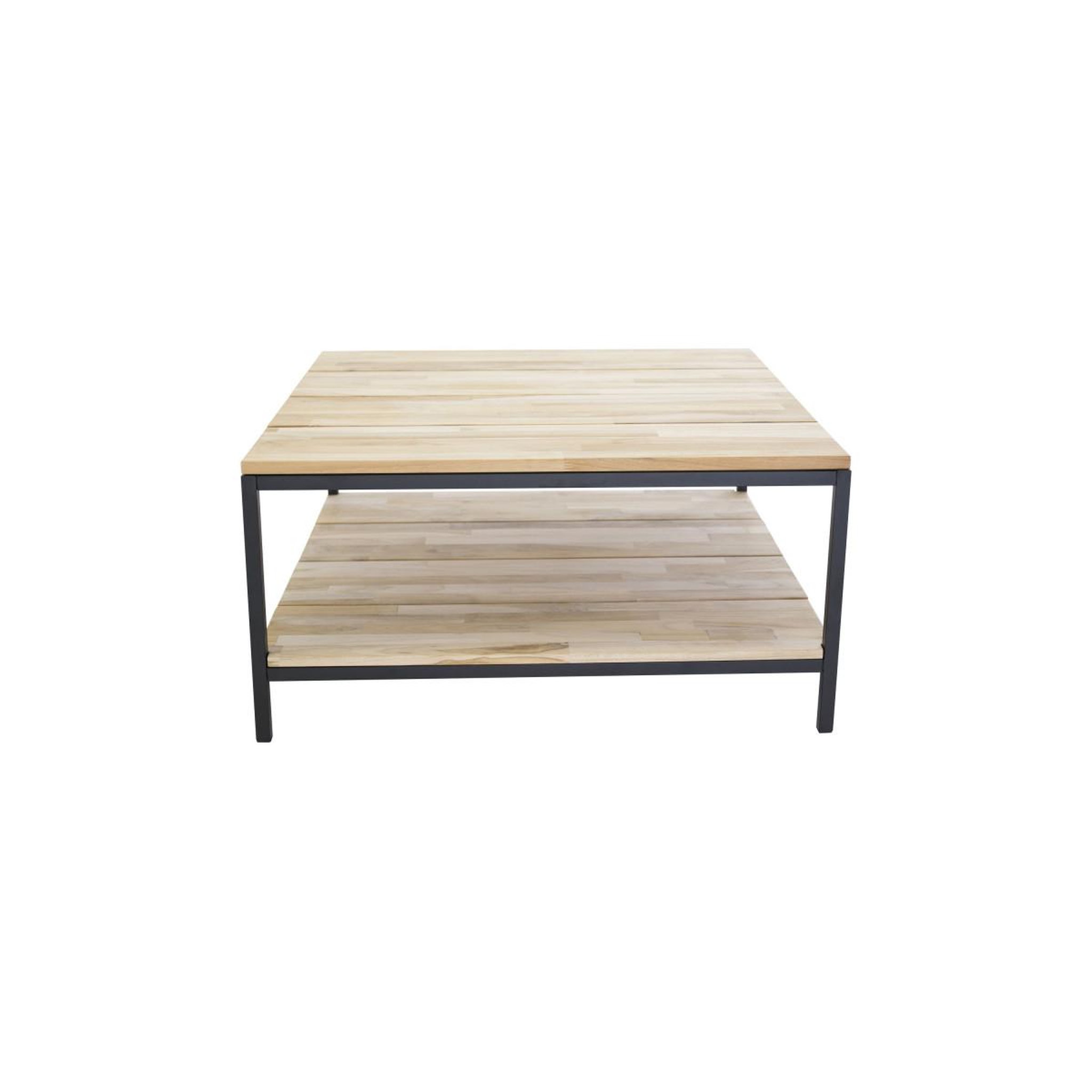 Voir la diapositive 3 : Paris Prix Table basse en teck  cirebon  80cm naturel