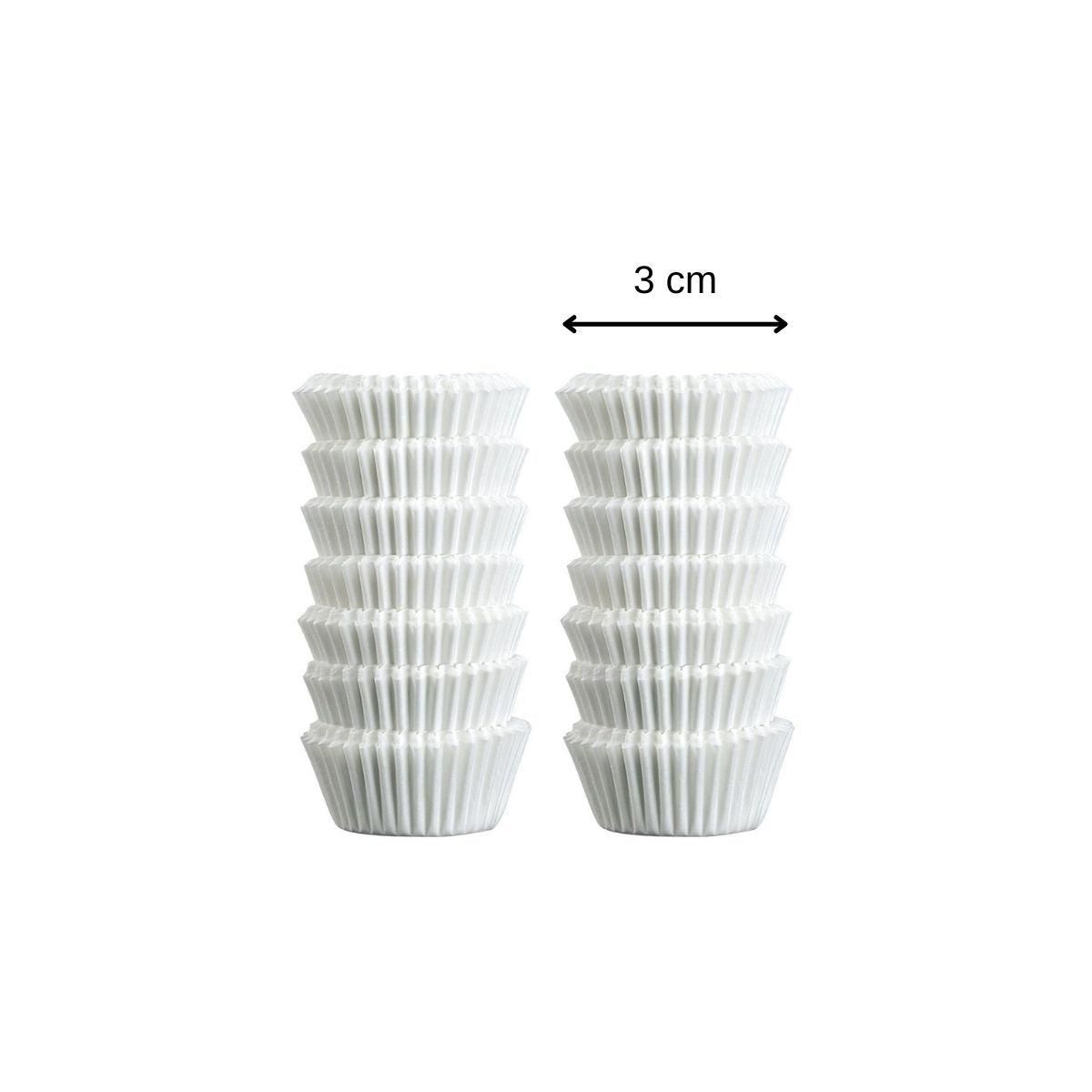 ZENKER Lot de 240 moules à muffins en papier 3 cm Zenker Smart Pastry