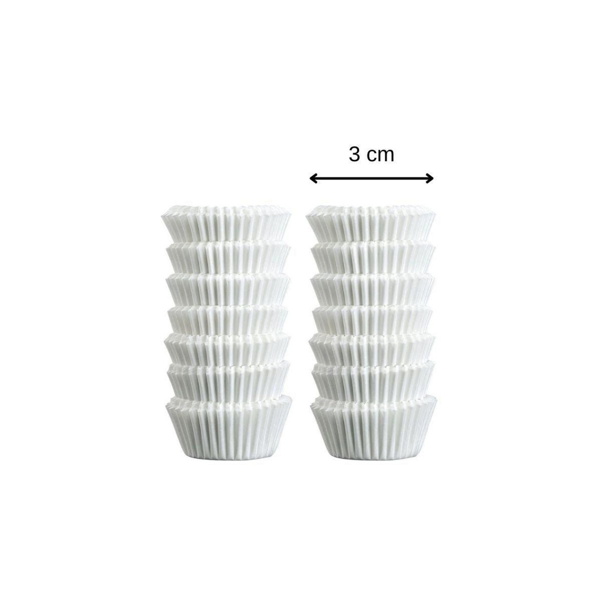 ZENKER Lot de 240 moules à muffins en papier 3 cm Zenker Smart Pastry
