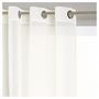 Voir la diapositive 2 : ATMOSPHERA Rideau voilage uni à oeillets métal en polyester 140x240cm ETAMINE 