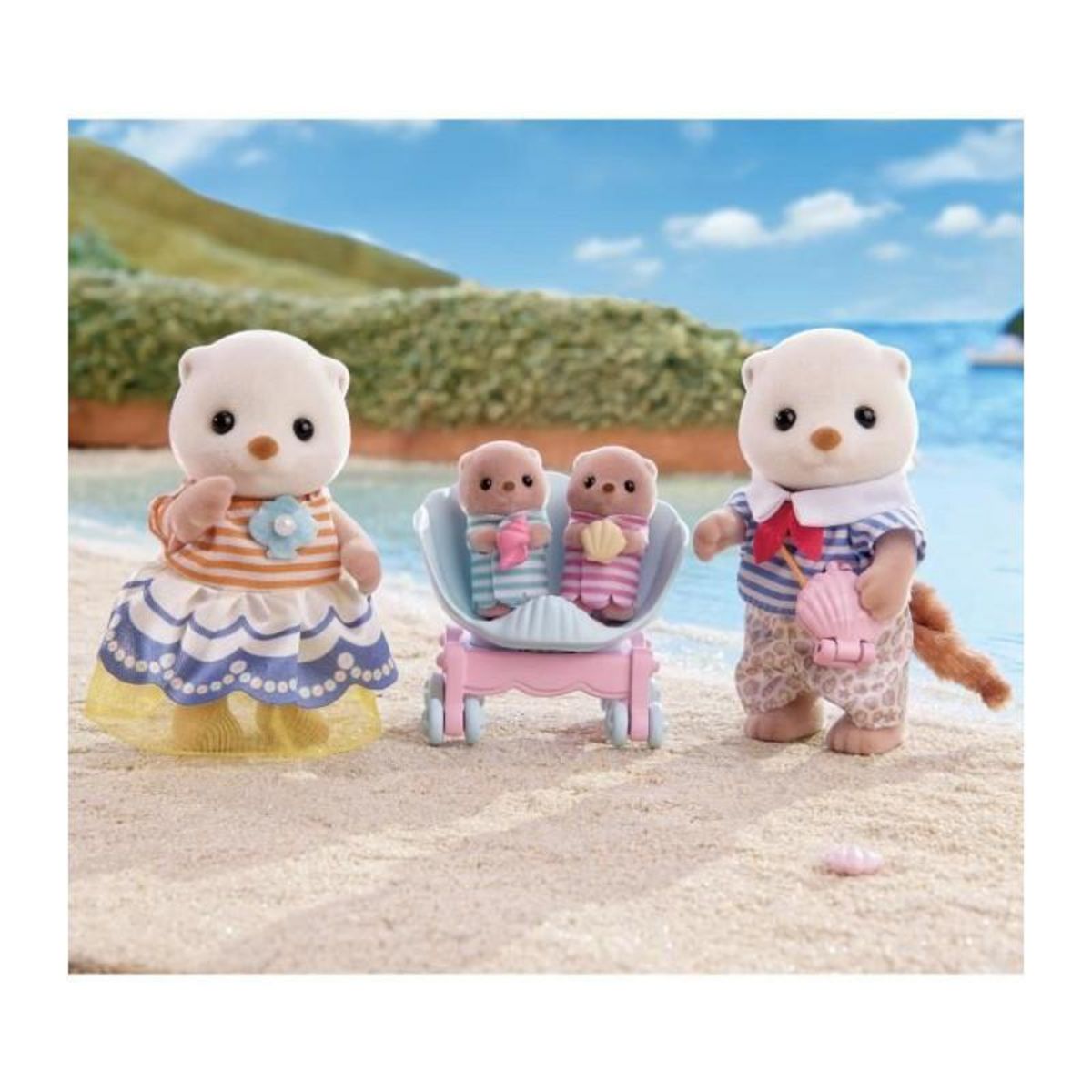 Sylvanian Families La famille Loutre de mer - SYLVANIAN FAMILIES - 5803